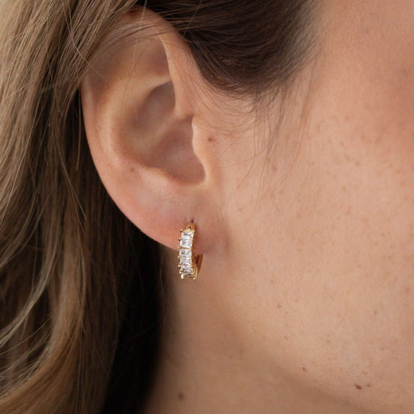 Krystal Creol Øreringe - 18K Guldbelagt