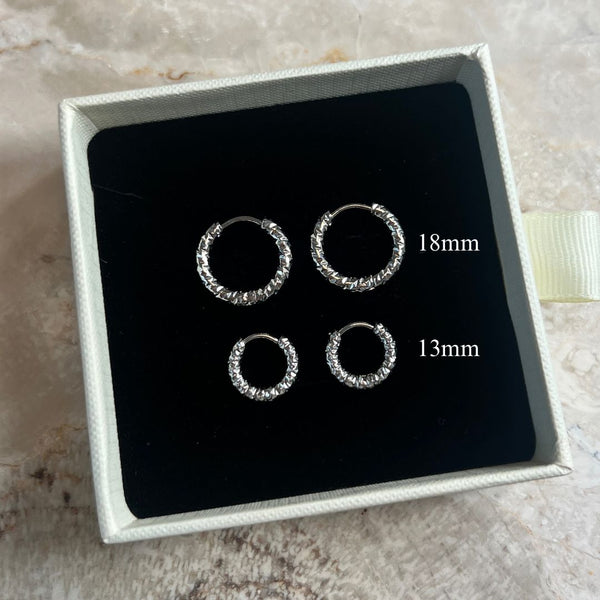 Hamret Creol Øreringe