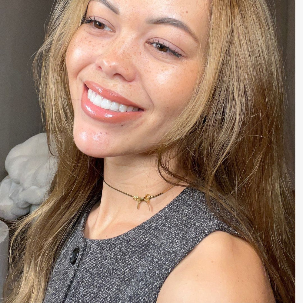 Sløjfe Slangehalskæde - 18K Guldbelagt