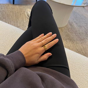 SIS Signet Ring - 18K Guldbelagt