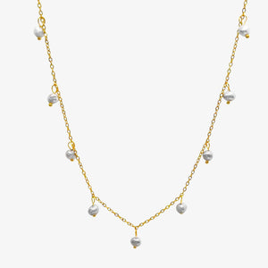 Teardrop Halskæde - 18K Guldbelagt