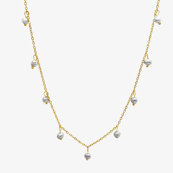 Teardrop Halskæde - 18K Guldbelagt