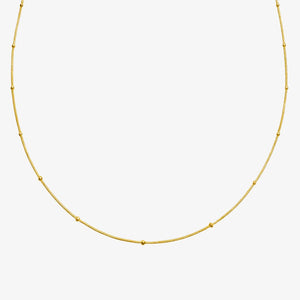 Dot Halskæde - 18K Guldbelagt