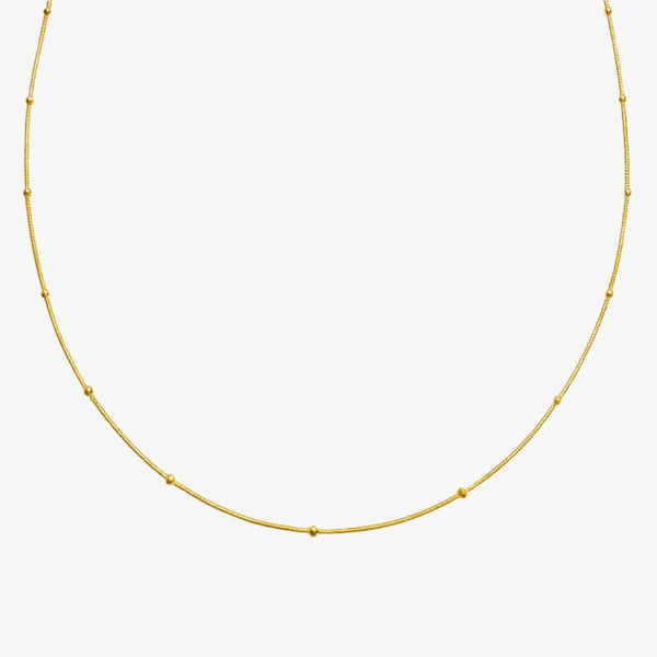 Dot Halskæde - 18K Guldbelagt