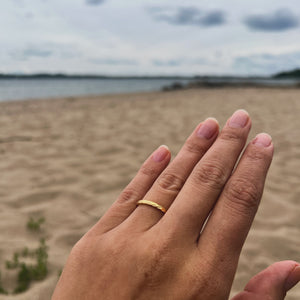 Classic Sun Ring - 18K Guldbelagt