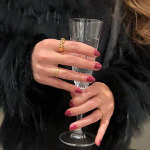 FAM Signet Ring - 18K Guldbelagt