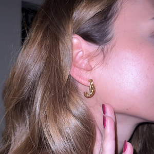 Twisted Øreringe - 18K Guldbelagt