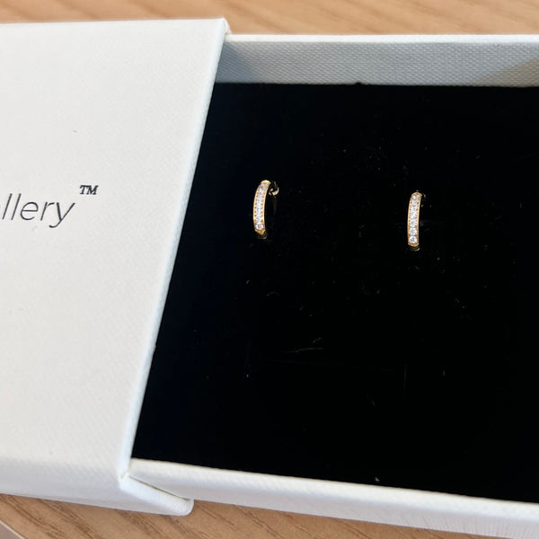 Classic Krystal Creol Øreringe - 18K Guldbelagt