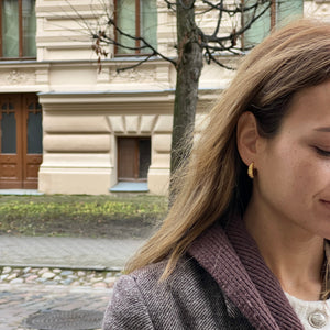 Bold Twisted Øreringe - 18K Guldbelagt