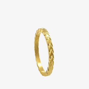 Classic Sun Ring - 18K Guldbelagt
