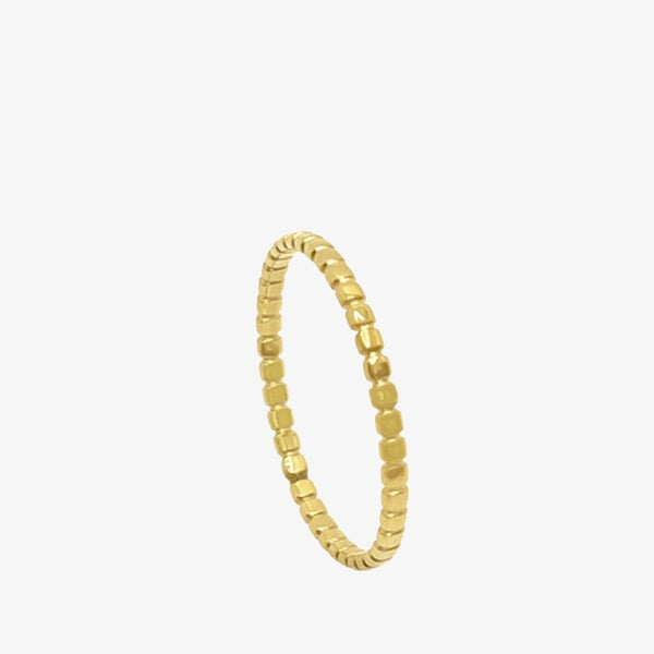 Stribe Ring - 18K Guldbelagt
