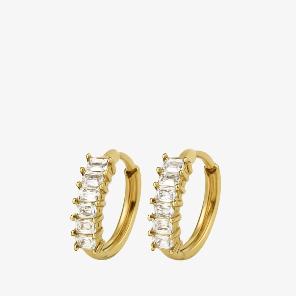 Krystal Creol Øreringe - 18K Guldbelagt