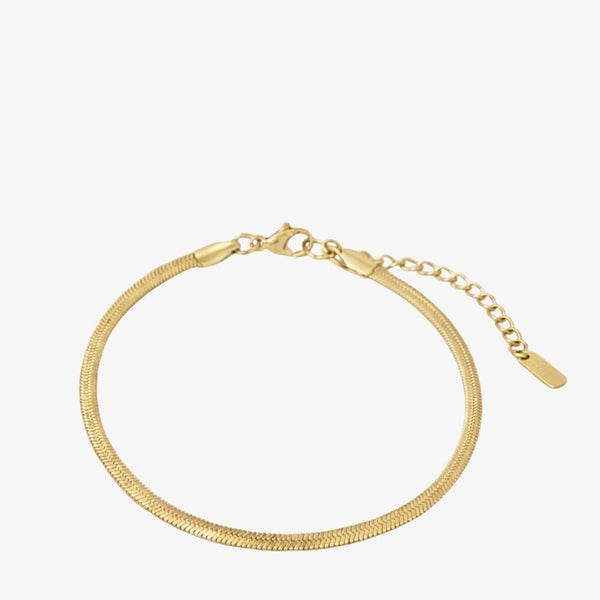 Slangearmbånd - 18K Guldbelagt