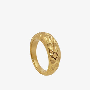 Chunky Ring i 18K guldbelagt rustfrit stål.