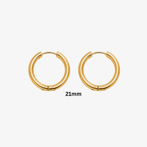 Creol 21 mm 18K guldbelagt fra Seloa