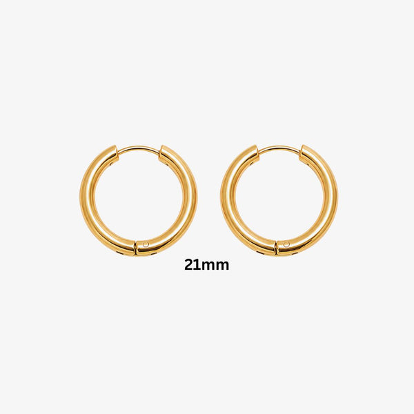 Creol 21 mm 18K guldbelagt fra Seloa