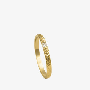 Ocean Ring i 18K guldbelagt rustfrit stål.