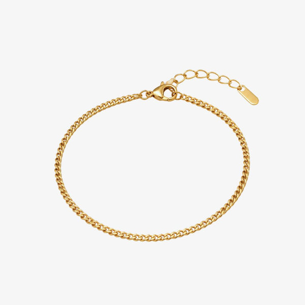 Panser Facet Armbånd i 18K guldbelagt rustfrit stål.
