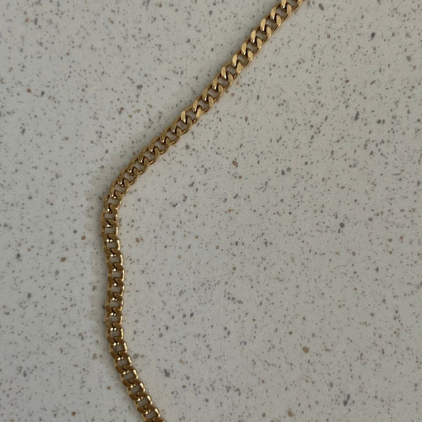 Panser Facet Armbånd i rustfrit stål med 18K guldbelagt finish.