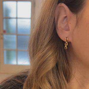 Chain Øreringe - 18K Guldbelagt