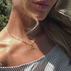 Sol & Måne Halskæde - 18K Guldbelagt