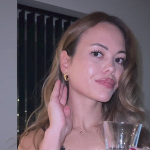 Twisted Øreringe - 18K Guldbelagt