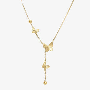 Butterfly Halskæde - 18K Guldbelagt