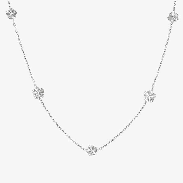 Scattered Flower Halskæde - Sølvfarvet