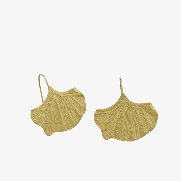 Abstract Øreringe - 18K Guldbelagt