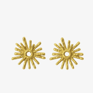 Abstract Sun Øreringe - 18K Guldbelagt