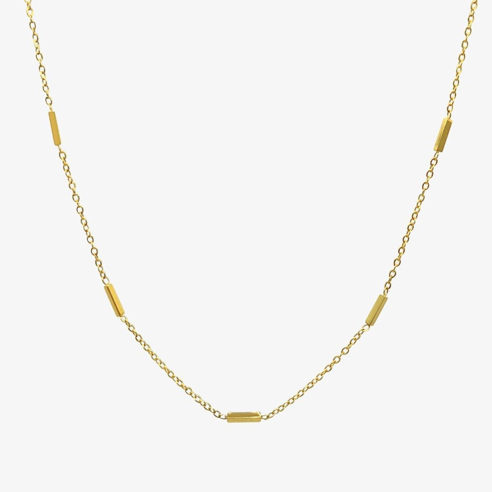 Bar Halskæde - 18K Guldbelagt