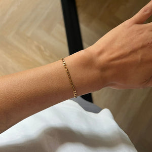Kæde Armbånd - 18K Guldbelagt